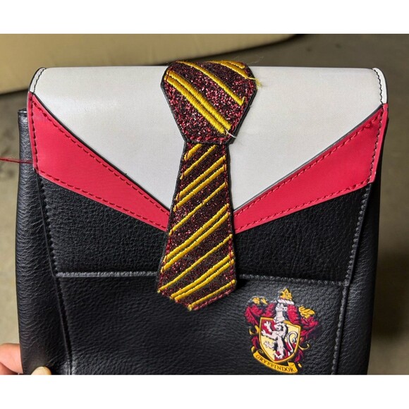 Danielle Nicole Harry Potter Gryffindor Faux Leather Uniform Mini Backpack - Picture 10 of 12